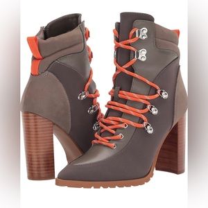 Steve Madden Women's Karey Ankle Boot, Grey Multi, 8